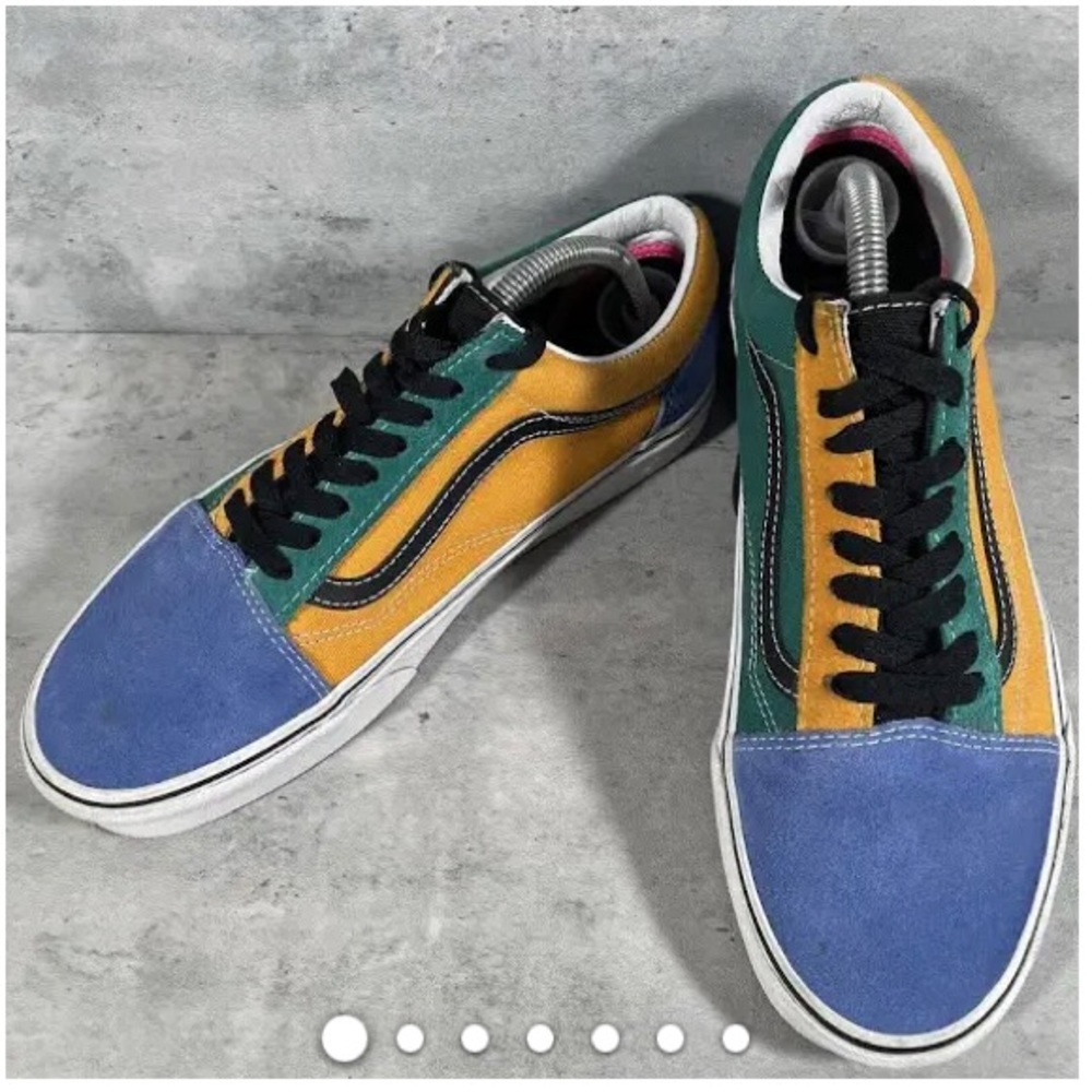 Vans Old Skool Mix And Match Lace Up Green Blue Yellow